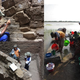 Scenes from an excavation.